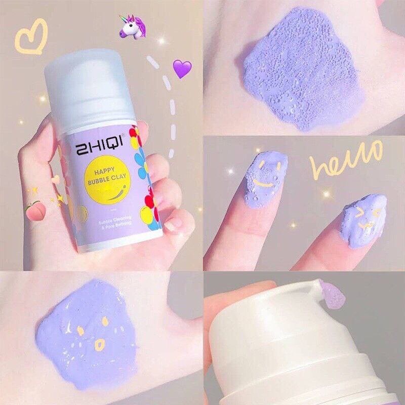 ماسک گلی حبابی happy bubble clay؛ گزینه‌ای مناسب برای تکمیل روتین زیبایی در گروه ماسک