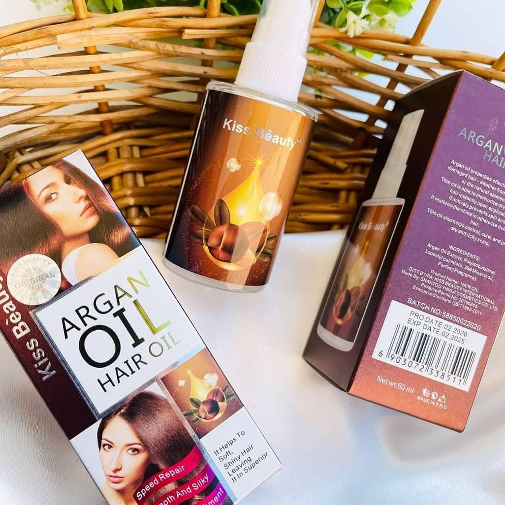 روغن ارگان مو کیس بیوای kiss beauty؛ انتخاب کاربردی برای روتین روزانه در گروه محصول زیبایی