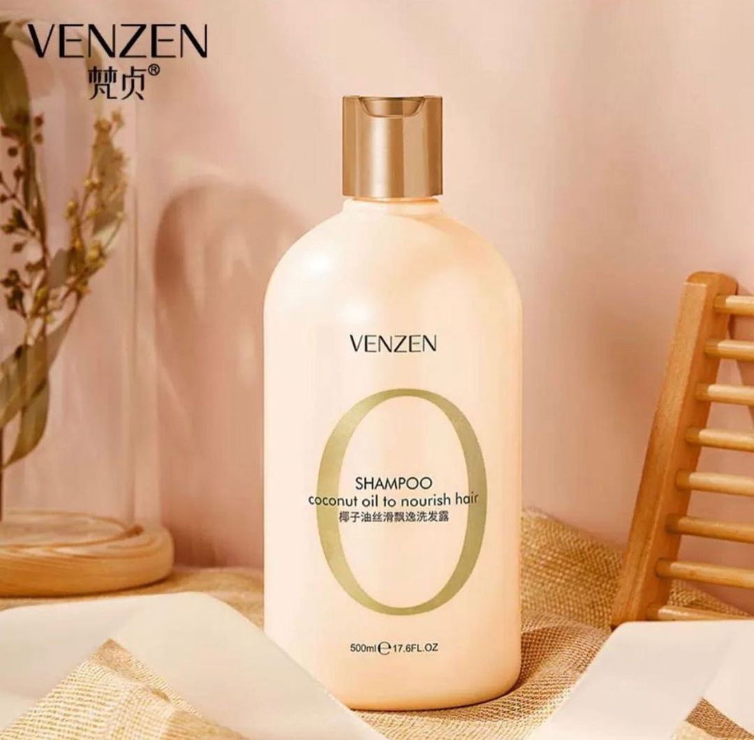 شامپو روغن نارگیل ونزن venzen با تمرکز بر استفاده آسان و نتیجه طبیعی در گروه شامپو