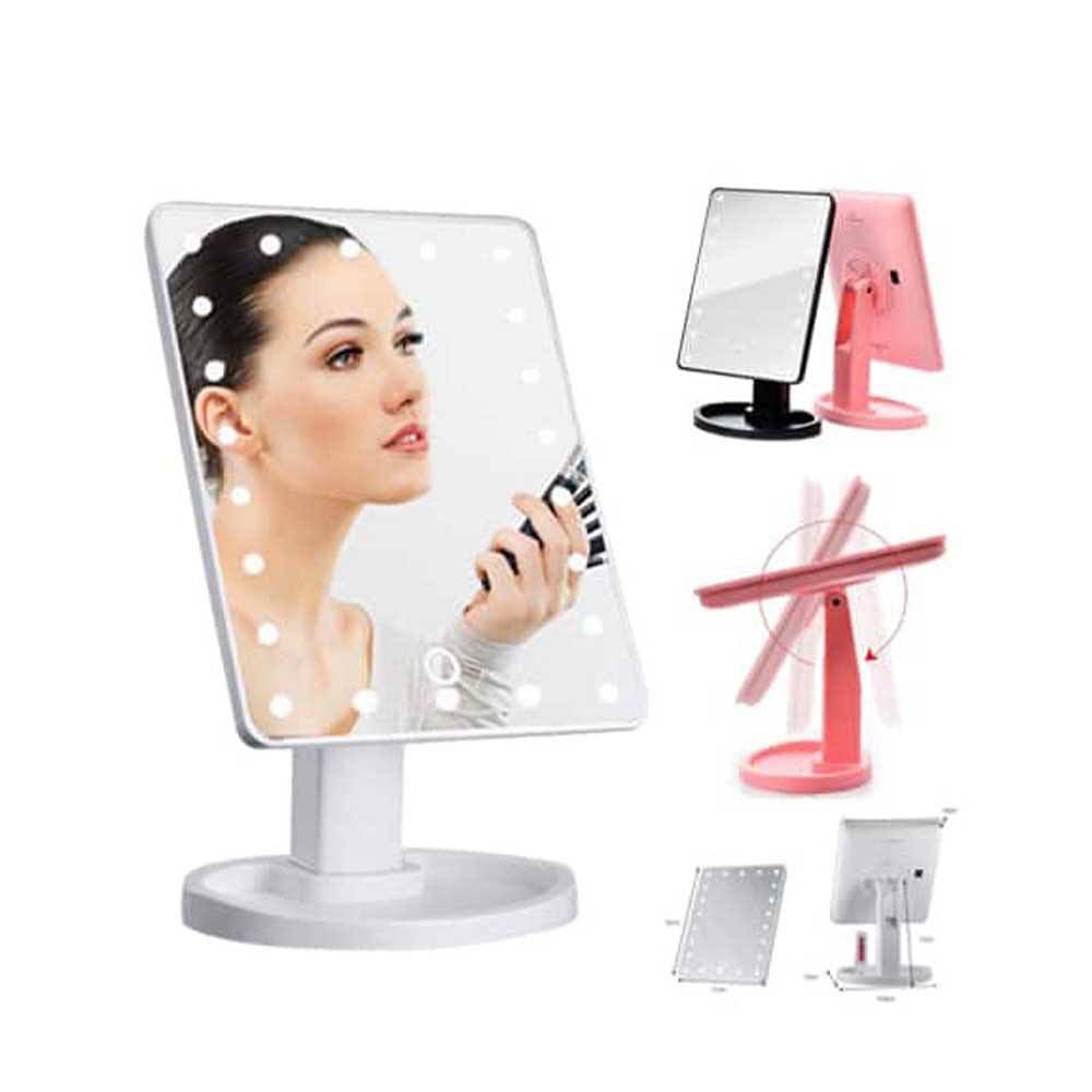 آیینه LED لمسی؛ انتخابی متناسب با مراقبت و زیبایی روزمره در گروه آیینه