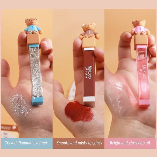 پک 3 تایی رژ لب شاین چشم بالم لب خرسی با تمرکز بر استفاده آسان و نتیجه طبیعی در گروه بالم لب؛ نمای شماره 9