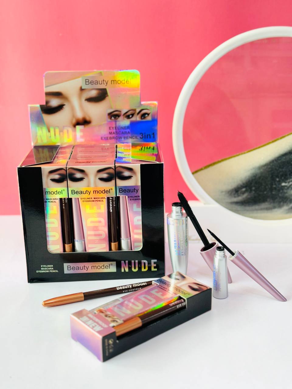 ست سه تیکه ریمل بیوتی مدل Beauty Model؛ گزینه‌ای مناسب برای تکمیل روتین زیبایی در گروه خط چشم؛ نمای شماره 2